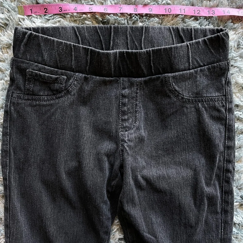CAbi Jeans Gray Pull On Jeggings Denim Cargo Skinny Jeans